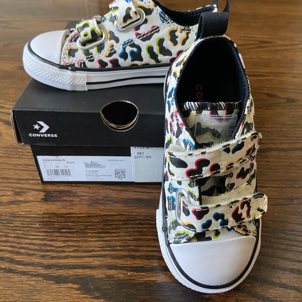 NEW Converse Leopard Print